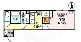 (仮称)D-room京都市下京区東魚屋町  ｜ 京都府京都市下京区東魚屋町（賃貸アパート1K・1階・28.97㎡） その2