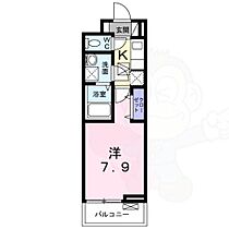 カーサフォレスタ太秦  ｜ 京都府京都市右京区太秦西蜂岡町（賃貸アパート1K・1階・26.15㎡） その2