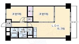 第3洛西ハイツ  ｜ 京都府京都市南区唐橋琵琶町（賃貸マンション2LDK・2階・60.50㎡） その2