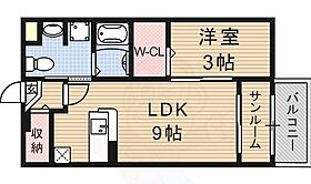 サニーガーデン  ｜ 京都府京都市伏見区下鳥羽中円面田町（賃貸アパート1LDK・1階・37.12㎡） その2