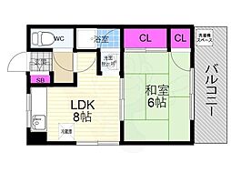 間取図画像 1LDK
