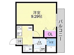 フラッティ西京極 4階/-