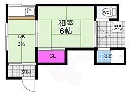 岡町荘 1階/-