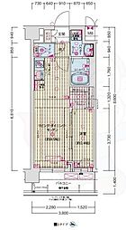 京都市南区東九条南石田町マンション 1LDKの間取図画像