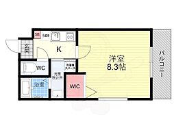 サクシード伏見京橋2nd 1階/-
