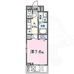 オーサム ヴィレッジ 京都桂 2階