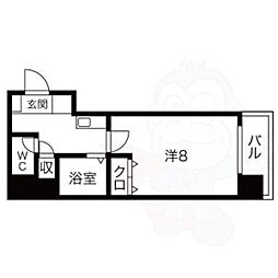 アクティ堀川 8階/-