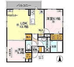 GRAMM東小野堀町WEST 2階/-