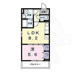ヒカルサ京都北山栗栖1 2階/-