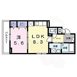 ヒカルサ京都大宮中林1 2階/-