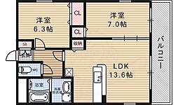トゥー・ル・モンド京都五条 4階