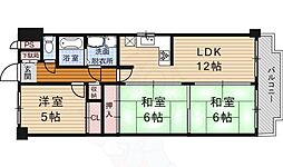 グランドハイツ洛南 3LDKの間取図画像