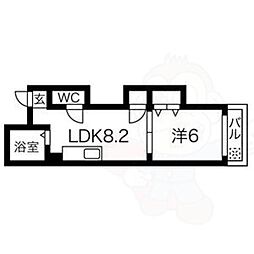 ミレイ大宮 3階/-