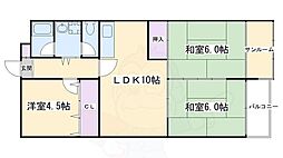 カストルム洛北 4階