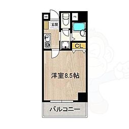 サムティ上堀川 1Kの間取図画像