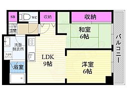 エル・カーサー 2LDKの間取図画像