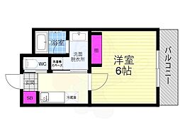 MERCADO京都 1Kの間取図画像