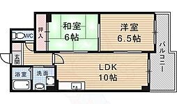 エスポワール桃栄 2LDKの間取図画像
