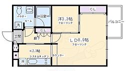 サイト祇園八坂 1LDKの間取図画像