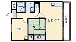 西京極グリーンハイツ 6階/-