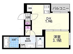 ハーモニーテラス深草キトロ町 3階/-