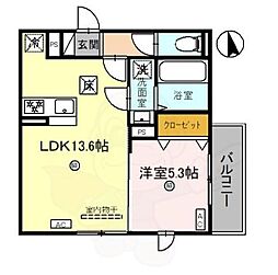D-ROOM深草小久保町C 1階/-