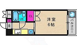 タチバナ 1Kの間取図画像
