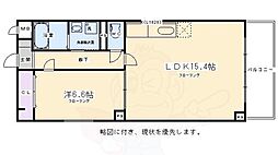 ヴィオラ・三条小川 1LDKの間取図画像