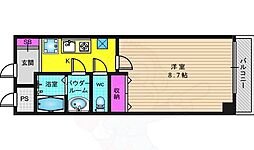 リノ若宮 1Kの間取図画像