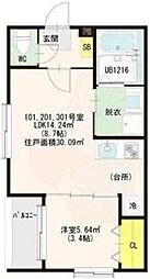 京都地下鉄東西線 小野駅 徒歩3分 1階/-