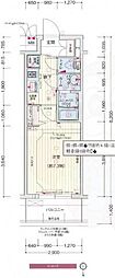プレサンスTHEKYOTO流雅 1Kの間取図画像