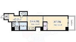 フューチャーステージ 1DKの間取図画像