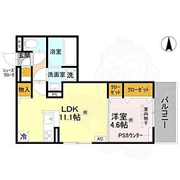 GRAMM西衣手町 3階/-
