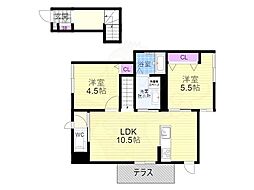 エルミタージュ下鴨東 2階