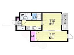 ベレーザ西陣2 2階/-