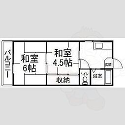 コートマザリ 2Kの間取図画像