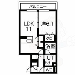 クレリアB棟 2階