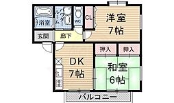 ヴィラフルール 2階