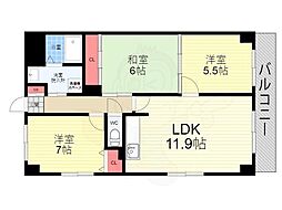 ベルスーズ西陣 3階