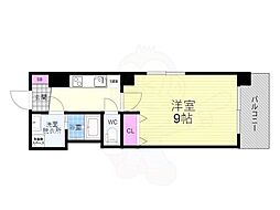 maisonMarron 1Kの間取図画像