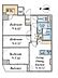 間取り：3LDK、価格9498万円、専有面積59.32m2、バルコニー面積3.74m2 2方向角部屋につき、日当たり風通し良好