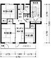 相模原田名団地3号棟4階4.4万円