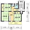 下九沢団地22号棟4階4.8万円