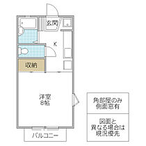 メゾンド・ジュネス 103号室 ｜ 茨城県つくば市春日（賃貸アパート1K・1階・26.41㎡） その2