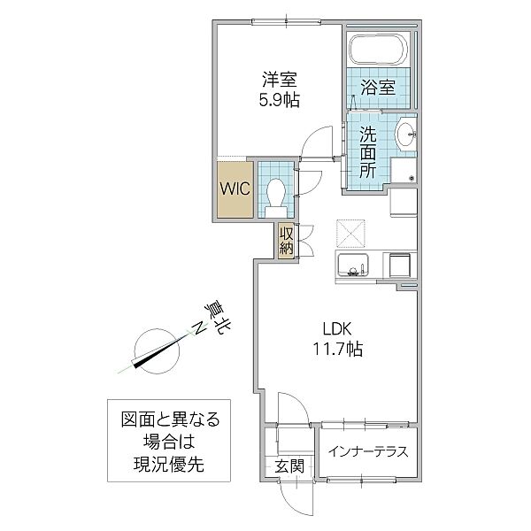 フェイジョア B 102号室｜茨城県つくば市要(賃貸アパート1LDK・1階・43.24㎡)の写真 その1