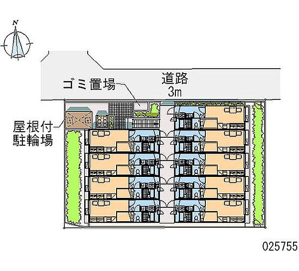 北巽駅北 107号室｜大阪府大阪市生野区巽北4丁目(賃貸アパート1K・1階・22.35㎡)の写真 その2