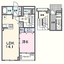 サンローラ・Ｙ 303 ｜ 福岡県福岡市博多区板付６丁目（賃貸アパート1LDK・3階・60.17㎡） その2