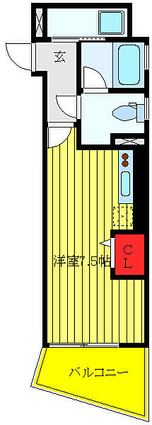 ARTESSIMO LINK CROSS ｜東京都荒川区西日暮里2丁目(賃貸マンション1R・7階・25.01㎡)の写真 その2