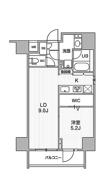 東京都台東区根岸5丁目(賃貸マンション1LDK・6階・42.24㎡)の写真 その2