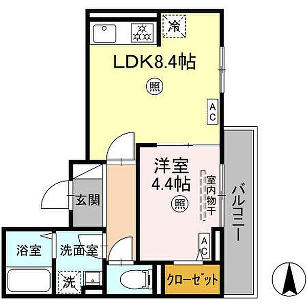 東京都荒川区東尾久3丁目(賃貸アパート1LDK・2階・33.46㎡)の写真 その1